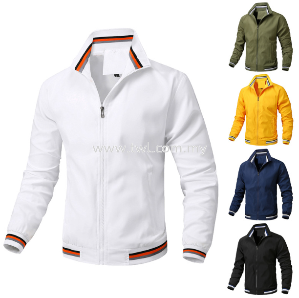 JK018-SPORTS SOLID COLOUR JACKET