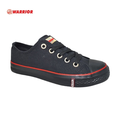 WARRIOR LOW CUT LACE UP SHOE (W 3338-BK) BLACK