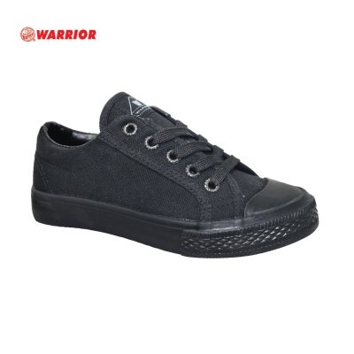 WARRIOR LOW CUT LACE UP SHOE (W 2693-BK) BLACK