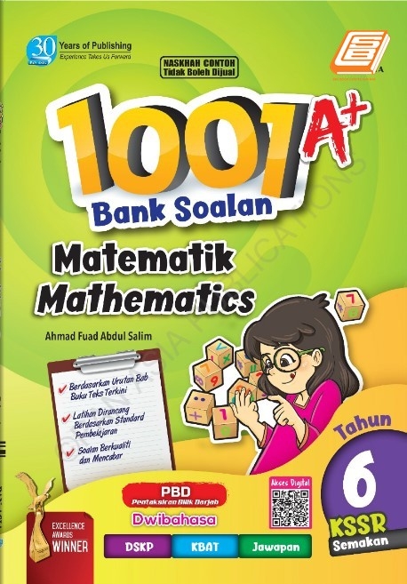 1001 A+ Bank Soalan Matematik Mathematics Tahun 6