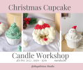 Christmas Theme Cupcake Candle Workshop Adult Art & Craft Class Arts and Crafts