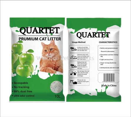 Quartet Bentonite Cat Litter 10L - Apple