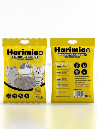 Harimiao Bentonite Cat Litter 10L - Lemon