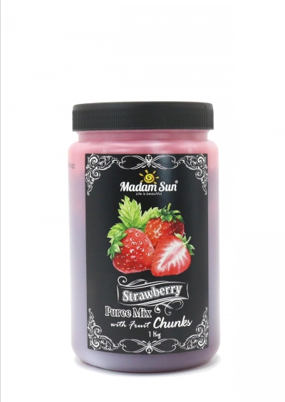 Strawberry Puree Mix with Fruit Chunks