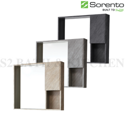 Sorento Stainless Steel Mirror Cabinet SRTMCB21701/ 21824/ 21825