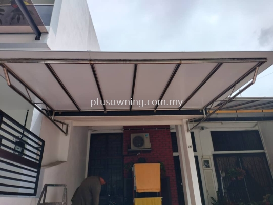 REPLACE OLD POLYCARBONATE TO ALUMBOND COMPOSITE PANEL @JALAN BURUNG GARUDA, TAMAN BUKIT MALURI, KEPONG, KUALA LUMPUR 