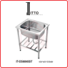 ITTO Single Bowl Sink IT-DS6048ST ITTO SINGLE BOWL SINK KITCHEN SINK KITCHEN APPLIANCES