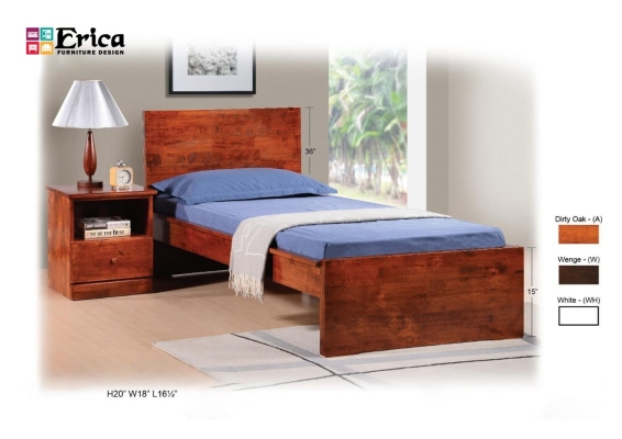 Wooden Bed 4193