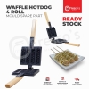 Spare Part Hotdog hot dog sausage waffle maker machine gas 4 Roll Waffle Machine