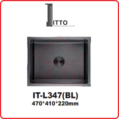 ITTO Single Bowl Sink IT-L347(BL)