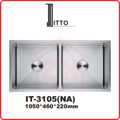 ITTO 2 Bowls Sink IT-3105(NA)