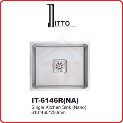 ITTO Single Bowl Sink IT-6146R(NA)