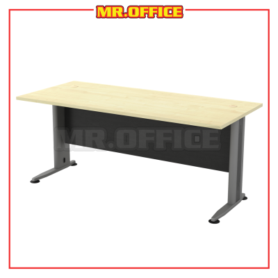 T2-SERIES STANDARD TABLE WITH TEL CAP (COLOR : DARK GREY & MAPLE) 