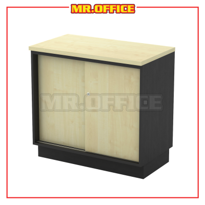 MR OFFICE : TIMELESS SERIES SLIDING DOOR LOW CABINET 