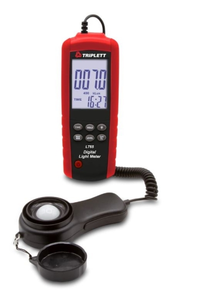 DIGITAL LIGHT METER LUX TO FC - MEASURES LIGHT INTENSITY UP 400K LUX - (LT65)