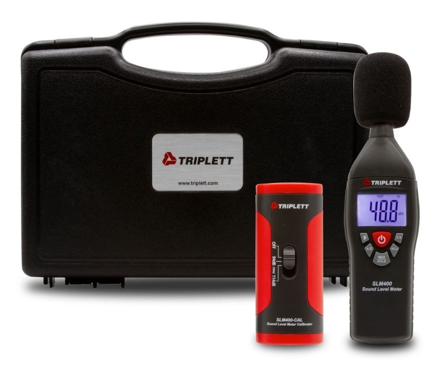SOUND LEVEL METER & CALIBRATOR KIT : TEST AND VERIFY SOUND LEVELS 35 TO 130DB OVER TWO RANGES - SELE