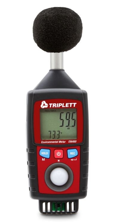 8-IN-1 ENVIRONMENTAL METER WITH SOUND - (EM400)