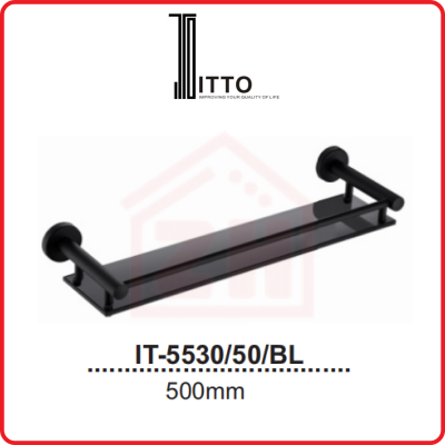 ITTO Glass Shelf IT-5530/50/BL