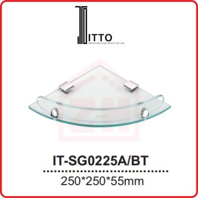 ITTO Corner Glass Shelf IT-SG0225A/BT