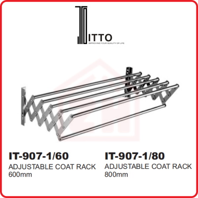 ITTO Adjustable Coat Rack IT-907-1-60 / IT-907-1-80