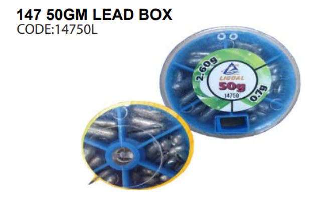 147 50GM LEAD BOX - 14750L