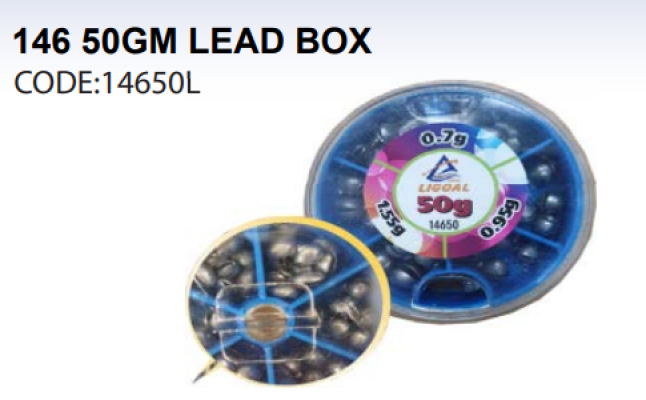 146 50GM LEAD BOX - 14650L