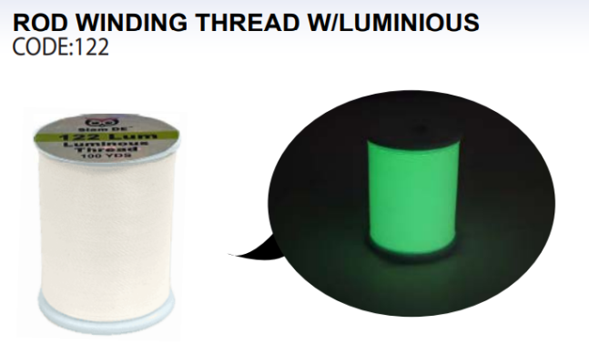 ROD WINDING THREAD With LUMINIOUS - 122