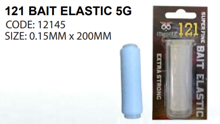 121 BAIT ELASTIC 5G 0.15MM x 200MM 12145