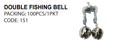 DOUBLE FISHING BELL 151  Fishing Bell Fishing Accessories