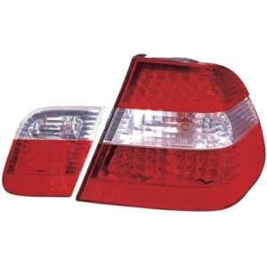 E46 4D `02 Rear Lamp Crystal LED Red/Clear