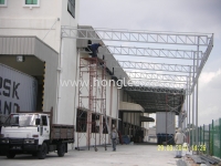 Warehouse Extension Roof Structure