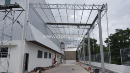 Warehouse Extension Roof Structure