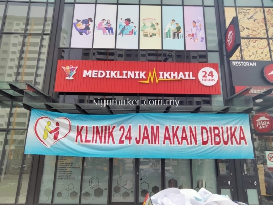 3D Front Lit Signage Installed at Seri Kembangan 