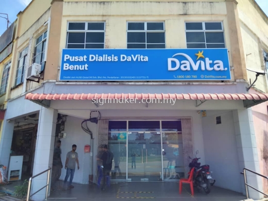 3D Front Lit Signage Installed at Benut, Johor 