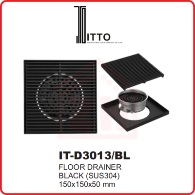 ITTO Floor Drainer IT-D3013/BL