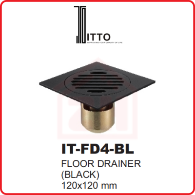 ITTO Floor Drainer IT-FD4-BL