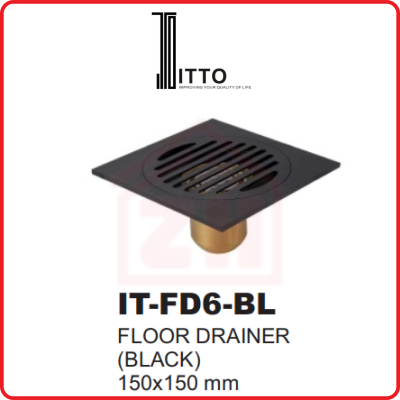 ITTO Floor Drainer IT-FD6-BL