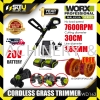 WORX WD163 20V Cordless Grass Trimmer / Mesin Pemotong Rumput 7600RPM + 2 x Battery 2.0Ah + Charger Grass Trimmer Agriculture & Gardening