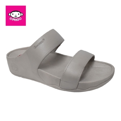 LADIES COMFORT SLIP ON SLIPPER (P 7008 V-LGY) (N.T)