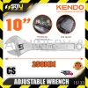 KENDO 15133 10" / 250MM Adjustable Wrench (Wide Opening) Ratcheting Wrench / Torque Wrench / Wrench Hand Tool