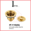 ITTO Kitchen Sink Waste IT-110(G) ITTO POP UP WASTE BATHROOM ACCESSORIES BATHROOM