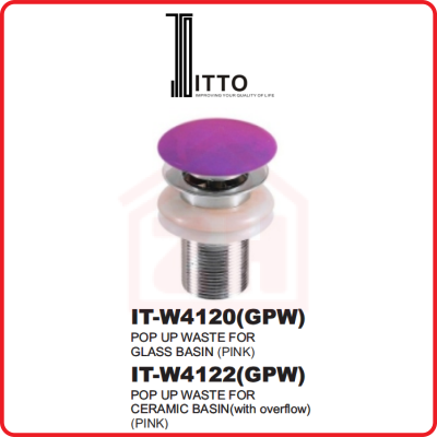 ITTO Pop Up Waste IT-W4120(GPW) & IT-W4122(GPW)