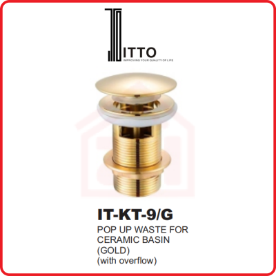 ITTO Pop Up Waste IT-KT-9/G