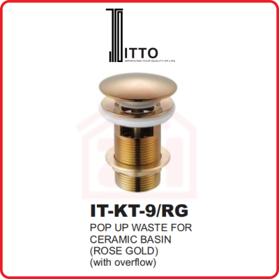 ITTO Pop Up Waste IT-KT-9/RG