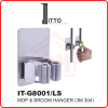 ITTO Mop & Broom Hanger IT-G8001/LS ITTO STAINLESS STEEL HANGER BATHROOM ACCESSORIES BATHROOM