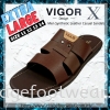 VIGOR Extra Size Men Slippers -V-8331- COFFEE Colour Men Sandals & Slippers