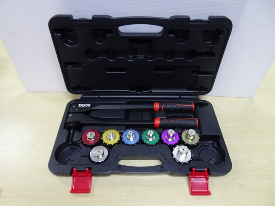 TASCO TB800 BLACK TUBE EXPANDER SET (1/4",3/8",1/2",5/8",3/4",7/8",1-1/8")