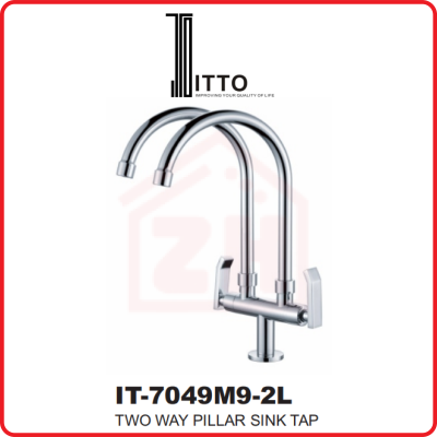 ITTO Two Way Pillar Sink Tap IT-7048M9-2L