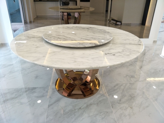 Round Marble Dining Table