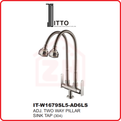 ITTO Two Way Pillar Sink Tap IT-W1679SL5-AD6LS